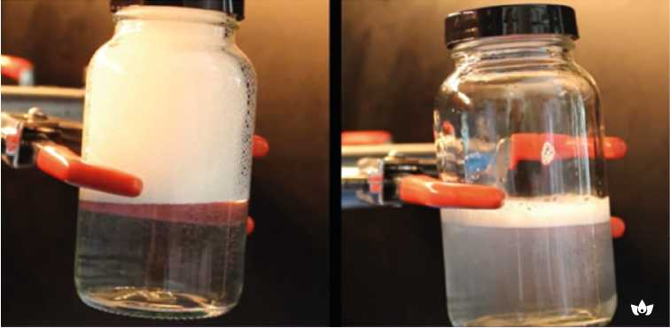 Control de espuma en pinturas