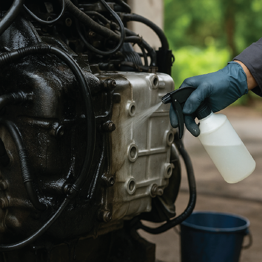 ZERABIO-P Desengrasante industrial, biodegradable para hidrocarburos y aceites pesados.