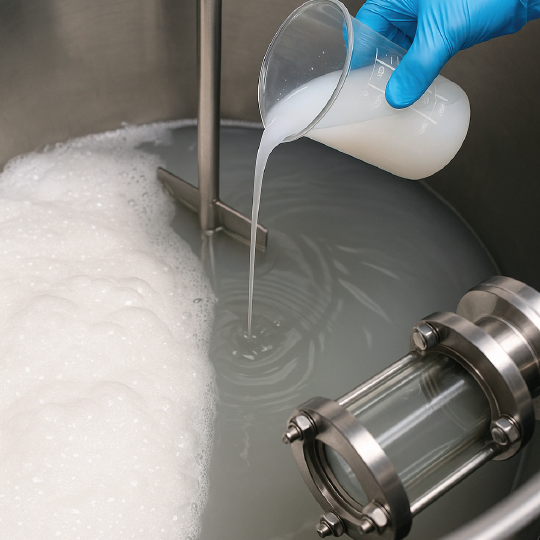 ANTIFOAMZERA I30 Antiespumante en emulsión a base de silicona, de alta eficiencia.