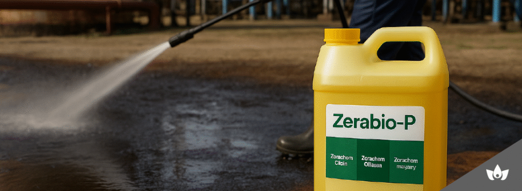 Zerabio-P: limpieza segura y rápida para derrames industriales